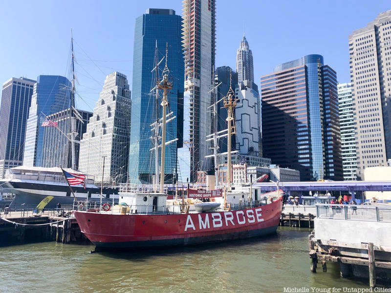 BTSNYC Experiences On Going NYC Maritime History Tour Lightship Ambrose South Street Seaport