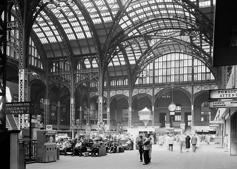 BTSNYC Experiences On Going Tour Of The Remnants Of Penn Station Vintage McKim Mead White Train Station Credit Wikimedia Commons Library of Congress