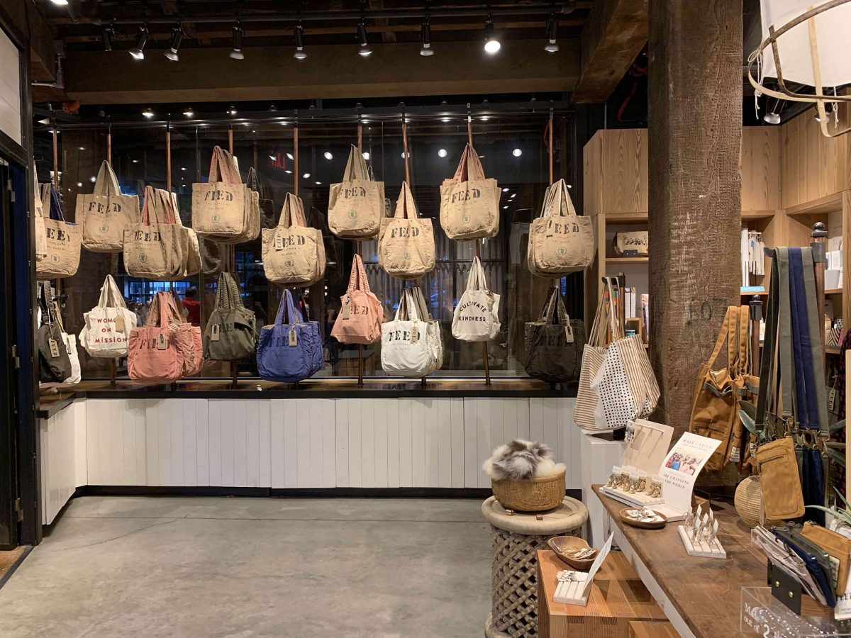 BTSNYC Social Responsibility Feed Project Empire Stores in Dumbo Bags