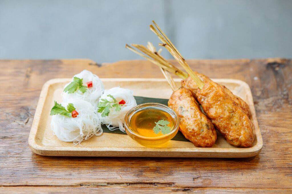 Curiosities Insider Interviews Kristen Kellogg Kiin Thai Eatery Shrimp Lemongrass Skewers
