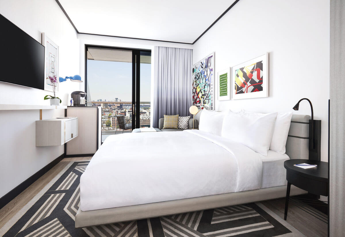 Curiosities Insider Interviews Kristen Kellogg William Vale Hotel King Bed