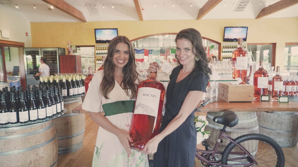 Day Trips and Travels Macari Vineyards Fernanda Paronetto Gabriella Macari