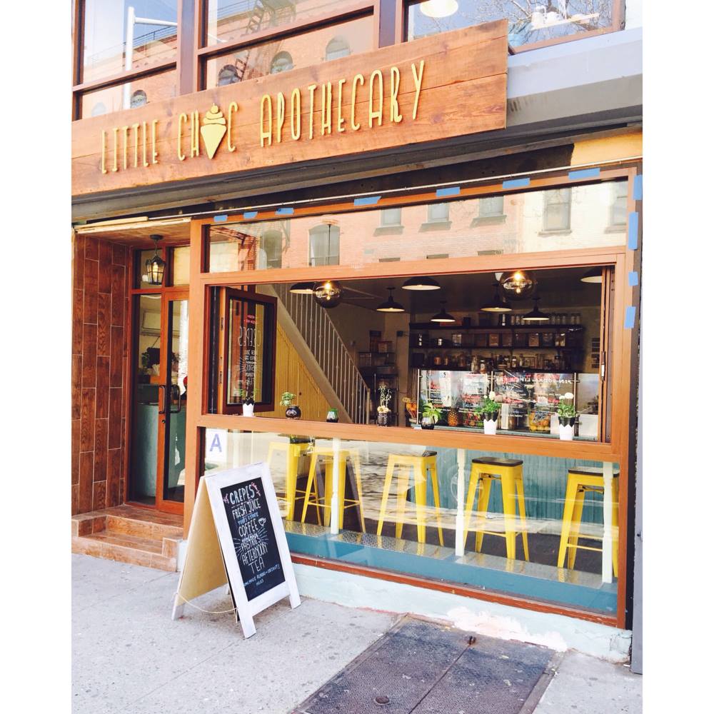 Dining Little Choc Apothecary Restaurant Vegan Façade