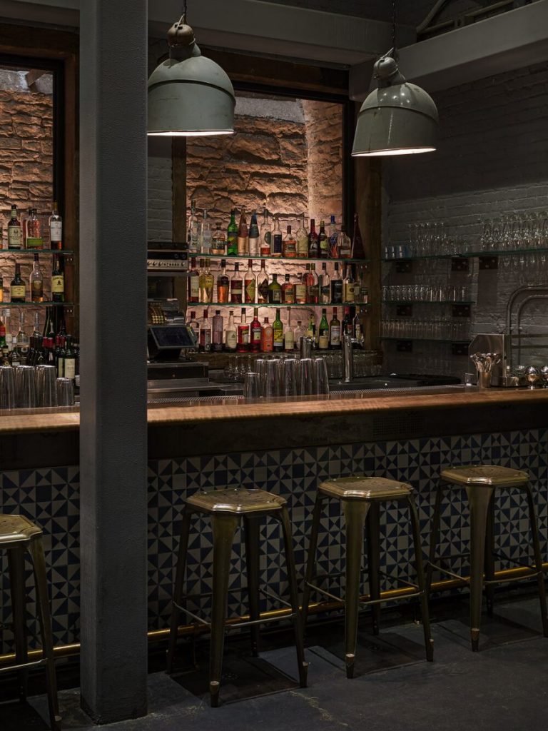 Dining The Ship NYC Restaurant Bar Counter