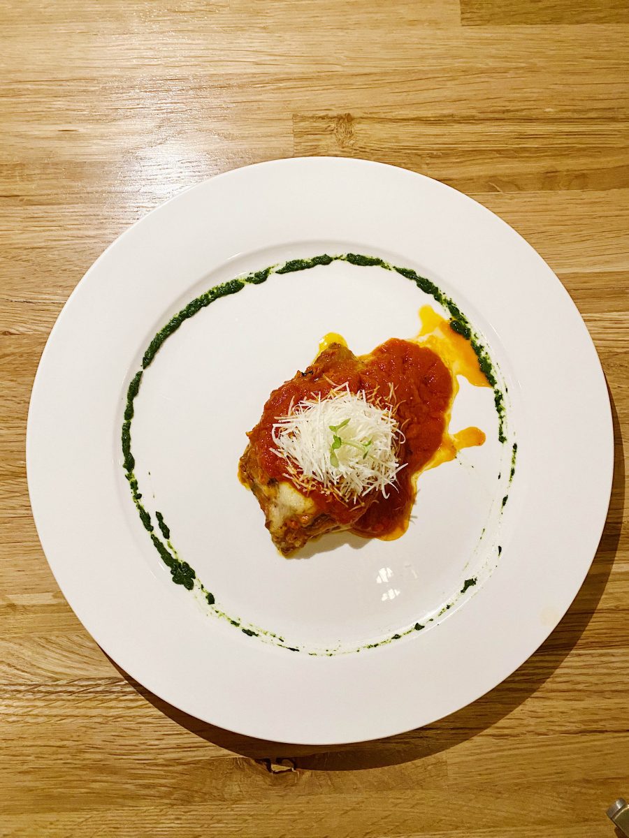 Dining Tramonti Authentic Italian Restaurant NYC Eggplant