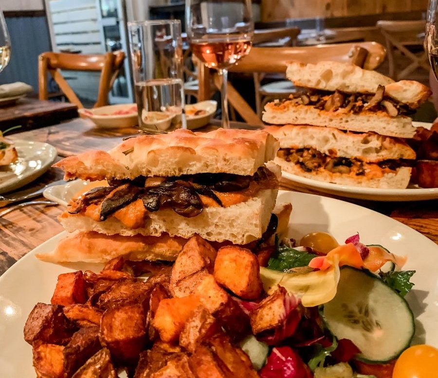 Dining XYST Vegan Restaurant Wild Mushrooms