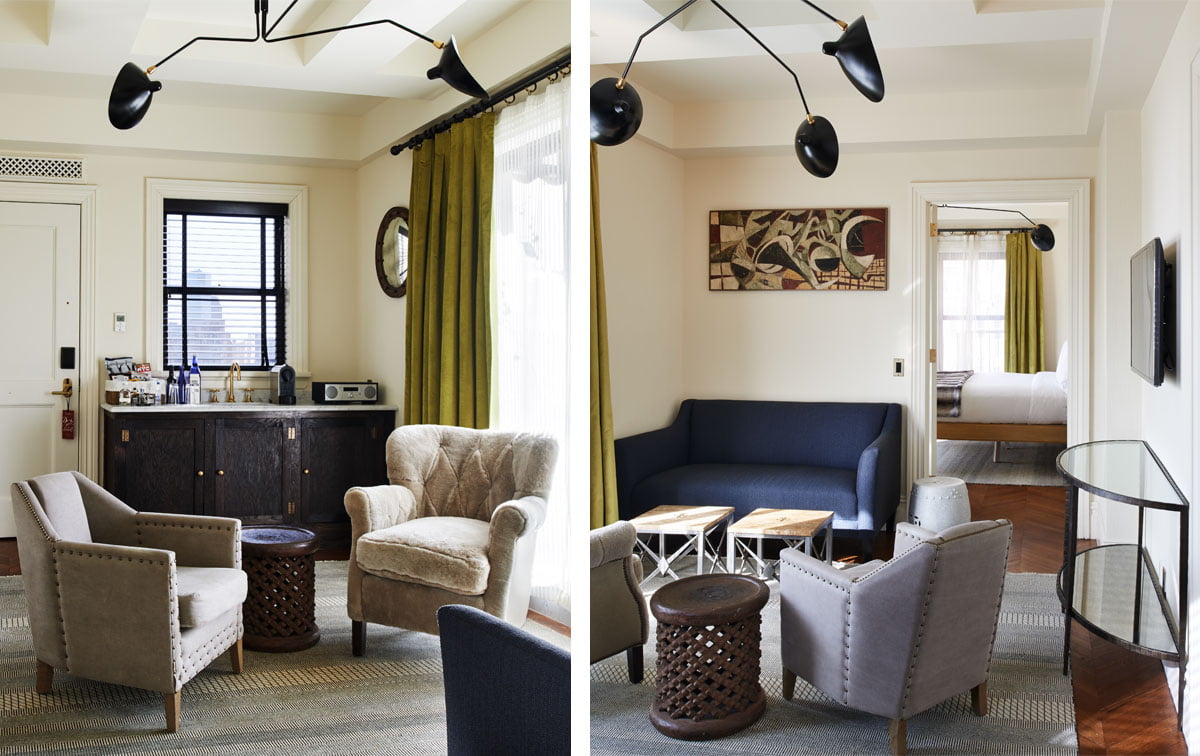 The Marlton Hotel Guest Rooms