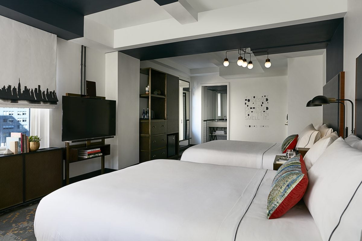 Renwick Hotel Boutique 2 Bed Bedroom