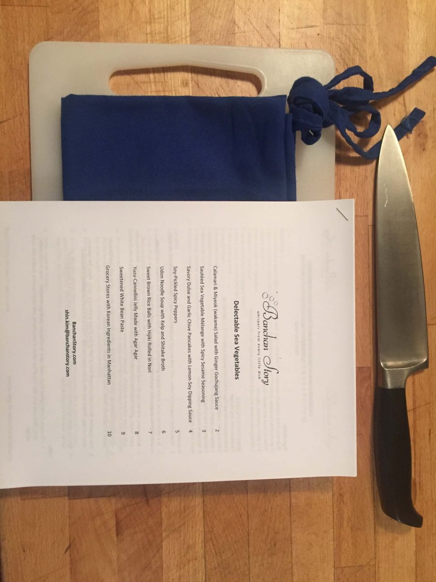 Our Experts Recaps Banchan Story Sea Veggie Cooking Class Menu