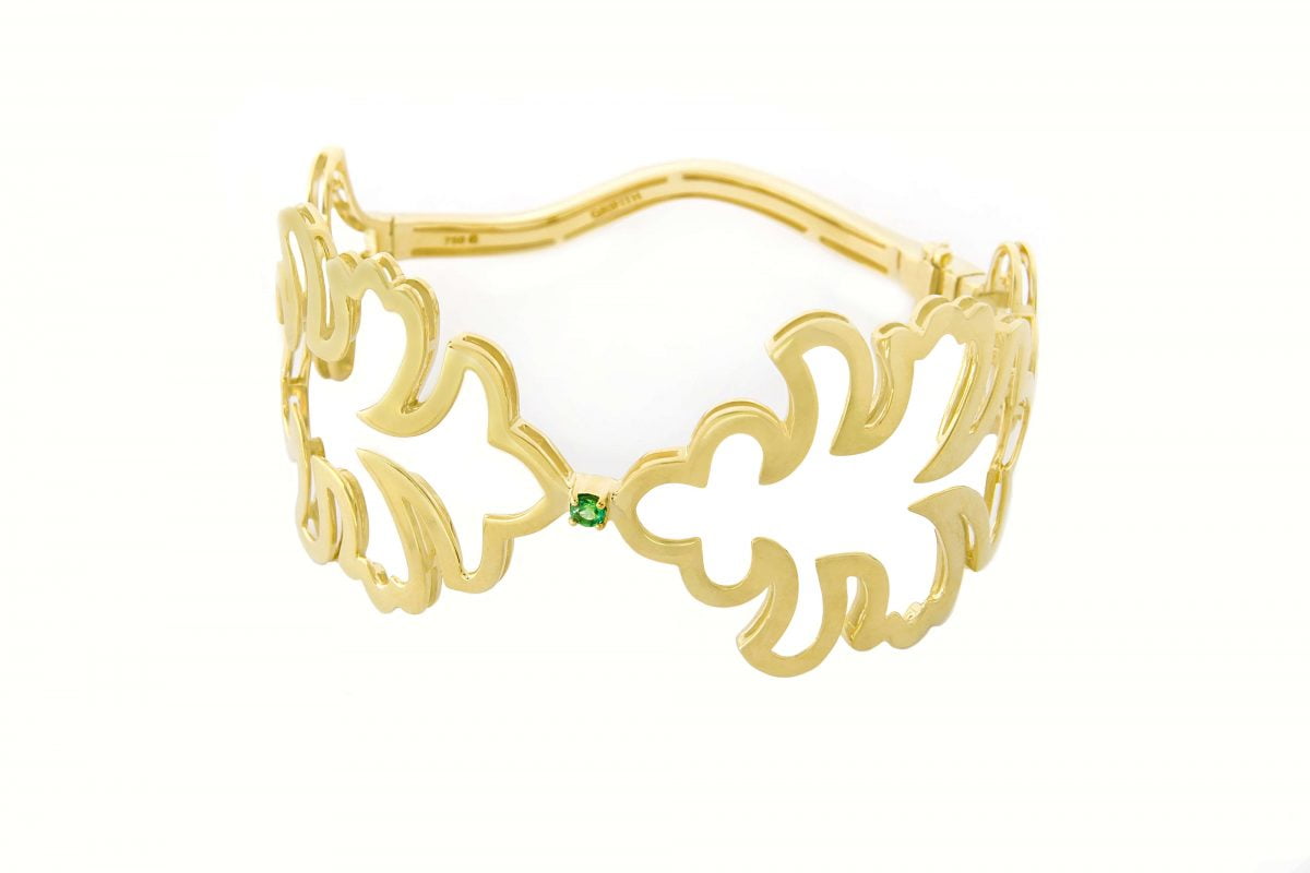 Our Experts Recaps Julls 2016 Jewelry Grifith Emerald Gold Bracelet