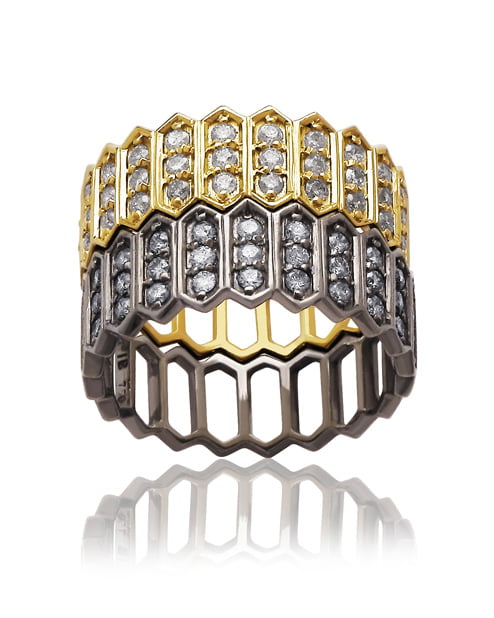 Our Experts Recaps Julls 2016 Jewelry Julia Blini Colmeia Large Rings