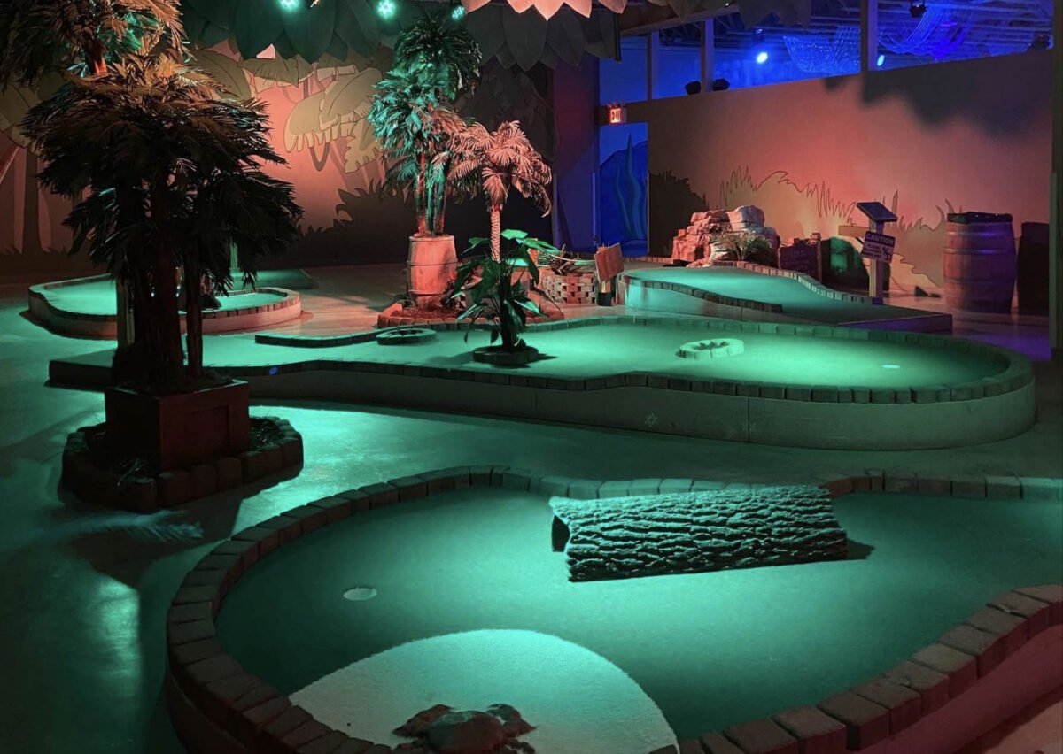 Places to take your dad in NYC Shipwrecked Mini Golf Behind the Scenes NYC