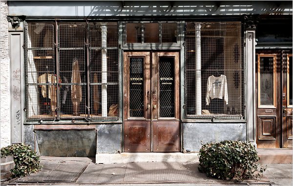 Shop Ladies and Gents Stock Vintage Façade