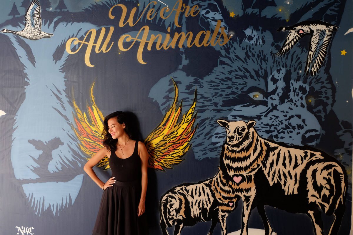 Shop Ladies and Gents Vaute Vegan Fashion Leanne Maily Mural