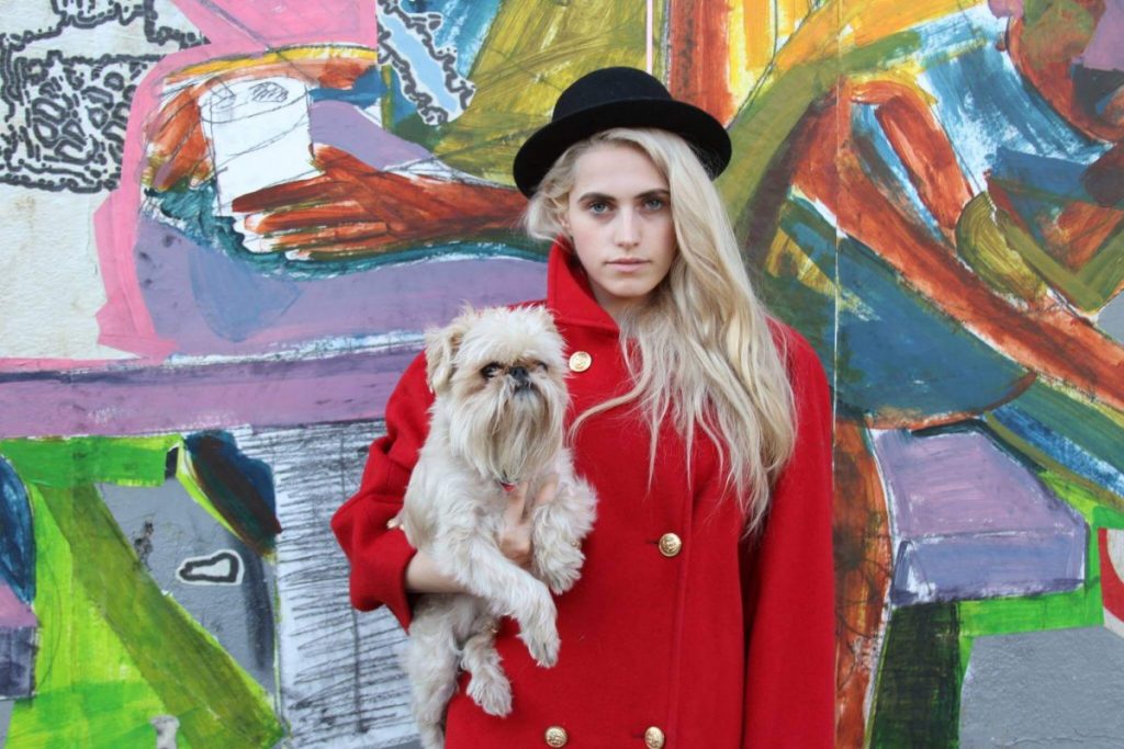 Shop Ladies Antoinette Brooklyn Vintage Red Coat