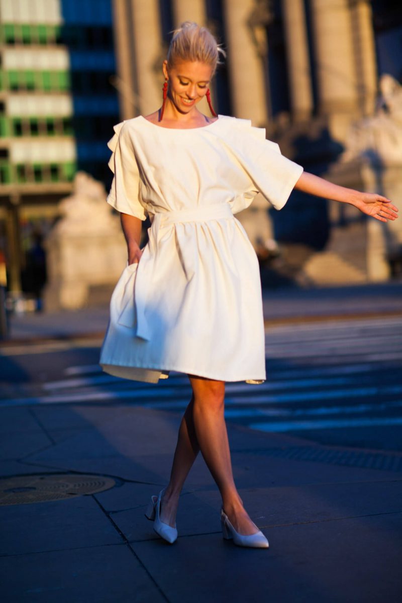 Shop Ladies Figura Clothes Suxiao Yang Christopher Liong White Dress