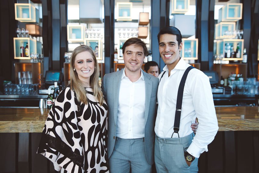 Shop NYC Wedding Fernanda Camoes Press Lounge Alejandro and Couple