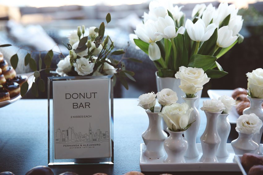 Shop NYC Wedding Fernanda Camoes Press Lounge Donut Bar