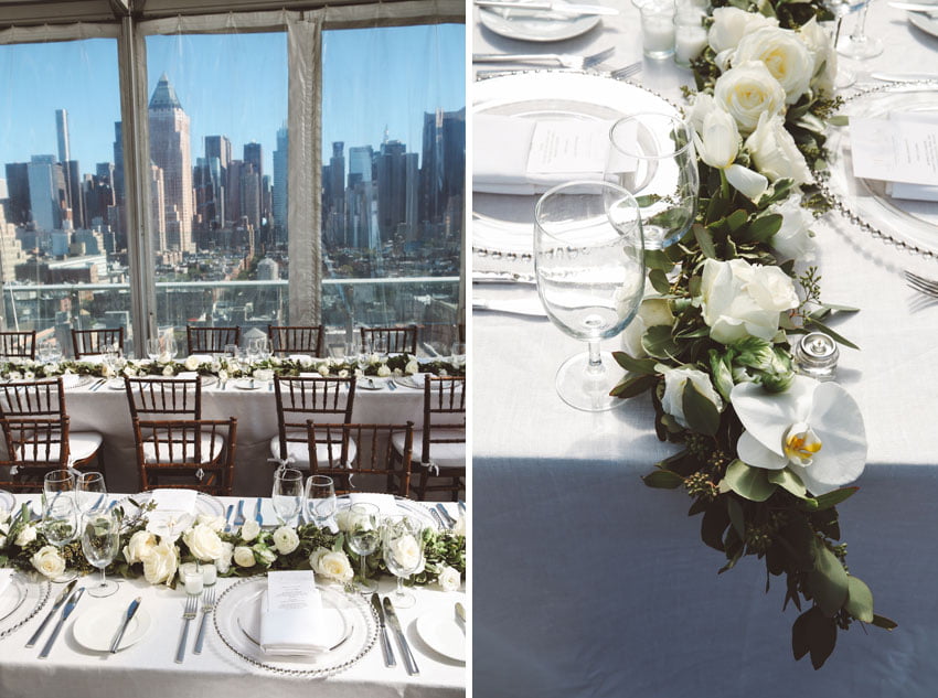 Shop NYC Wedding Fernanda Camoes Press Lounge Flower Details