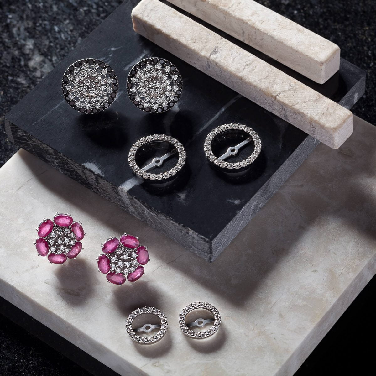 Shop NYC Wedding Hueb Jewelry 4 Earrings