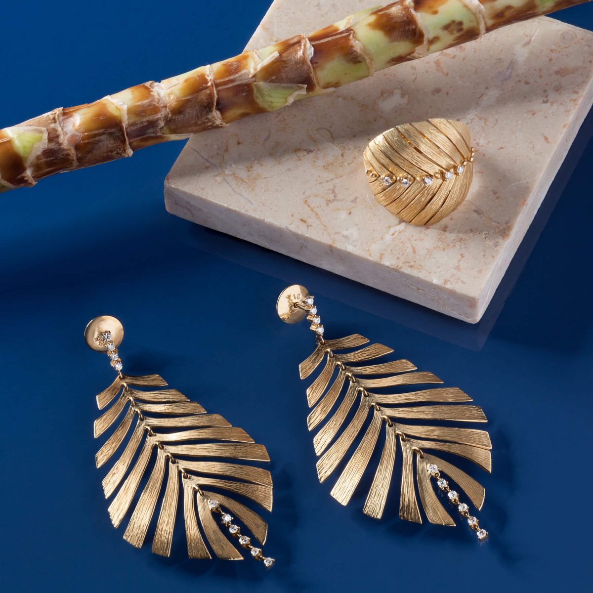 Shop NYC Wedding Hueb Jewelry Leaf Collection