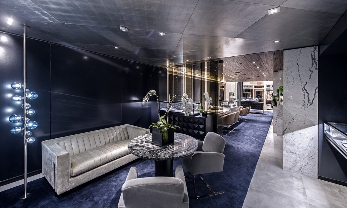 Shop NYC Wedding Hueb Jewelry Store Corner