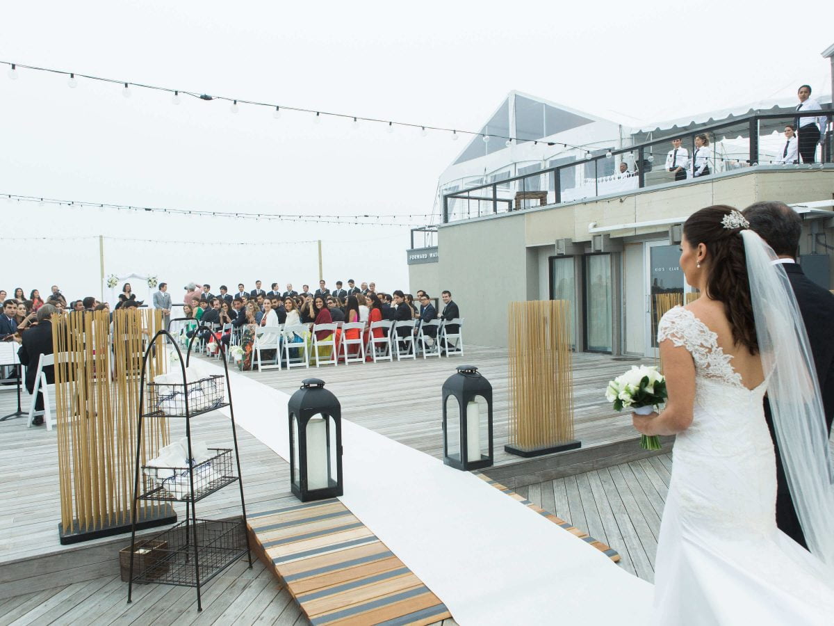 Shop NYC Wedding Kamila Almeida Gurneys Montauk Bride Walking In
