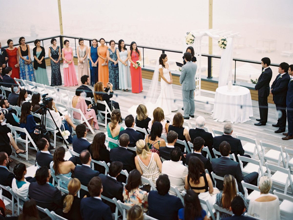 Shop NYC Wedding Kamila Almeida Gurneys Montauk Ceremony Guests