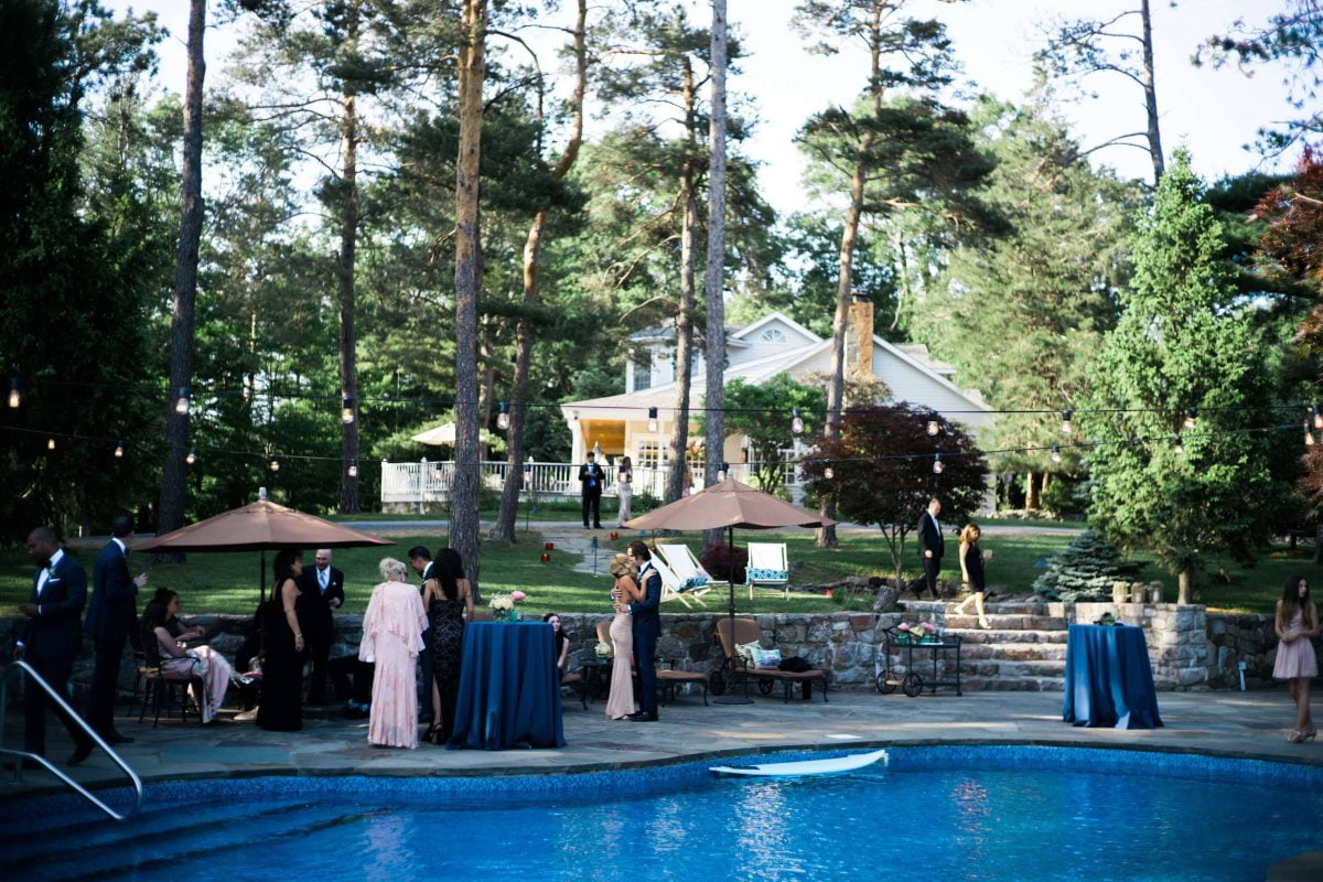 Shop Upstate NY Wedding Stephanie Karvellas Cocktail Guests