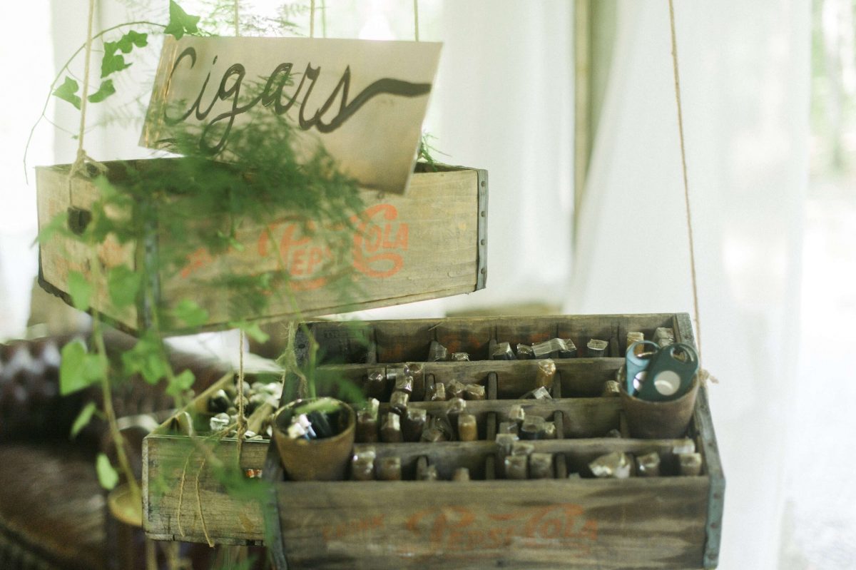 Shop Upstate NY Wedding Stephanie Karvellas Cocktail Hours Cigars