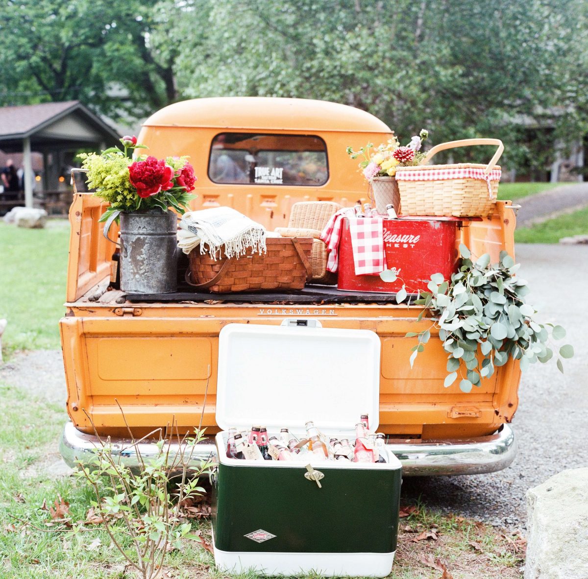 Shop Upstate NY Wedding Stephanie Karvellas Picnic Truck