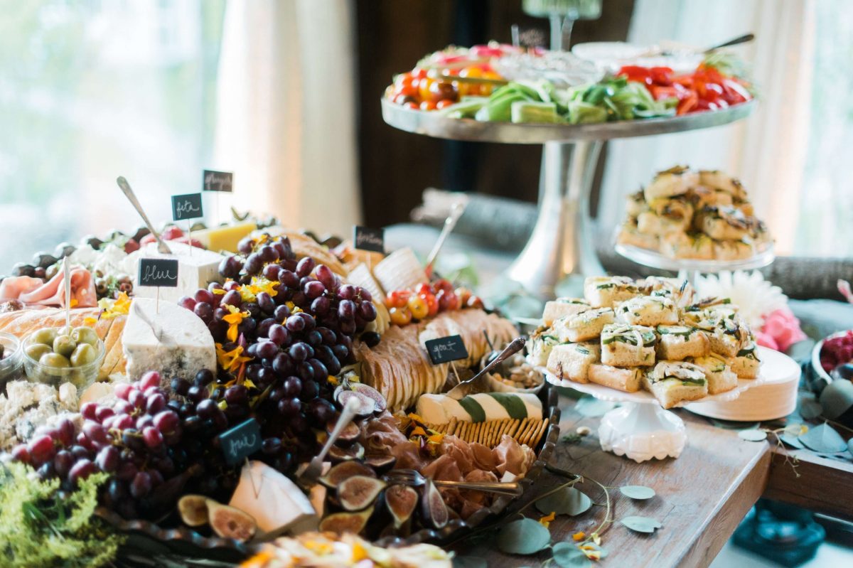 Shop Upstate NY Wedding Stephanie Karvellas Reception Appetizers