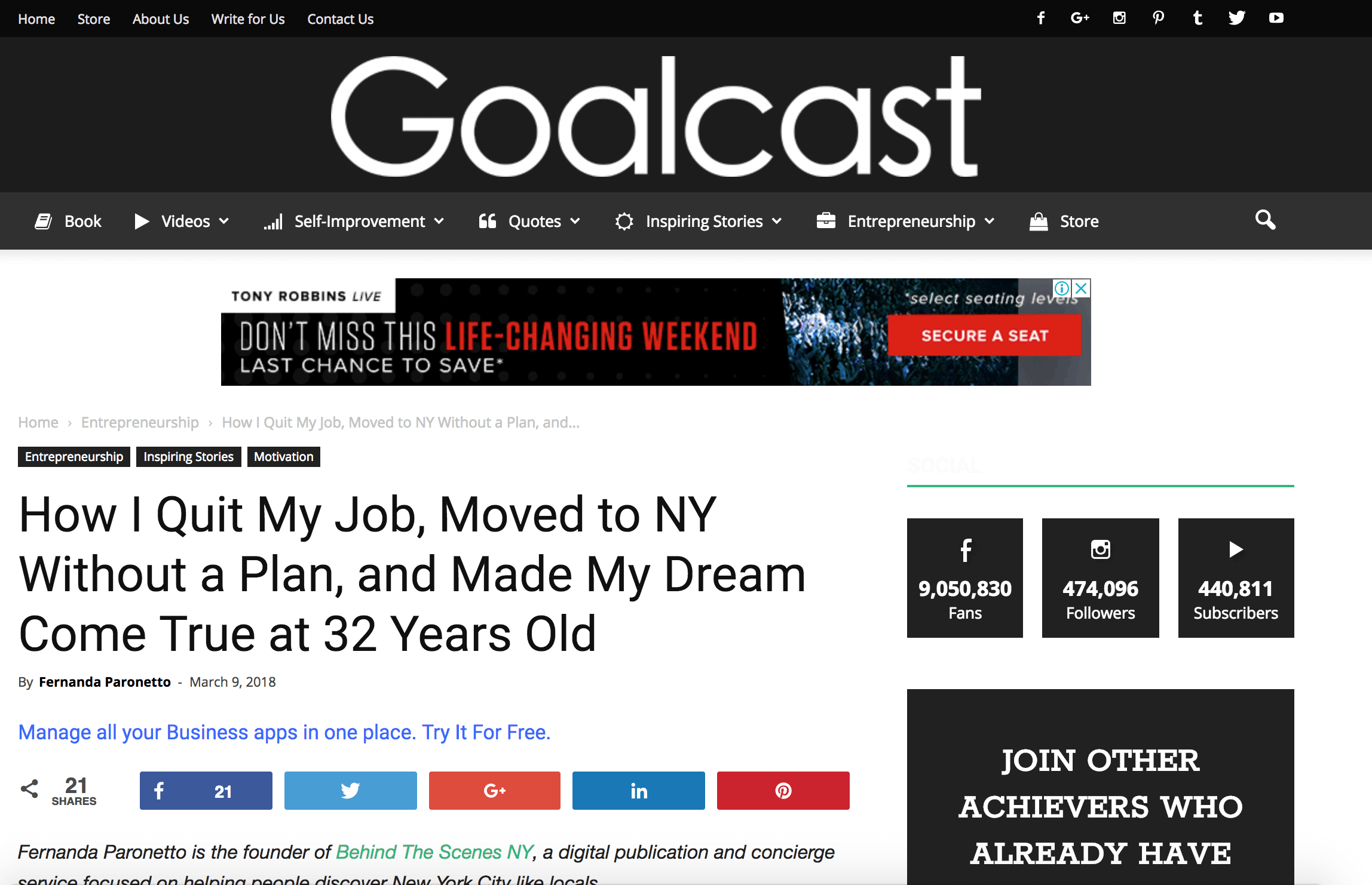 About BTSNYC What The Press Says Goal Cast