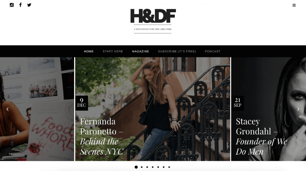 About BTSNYC What The Press Says Hustle and Deal Flow Magazine Fernanda Paronetto