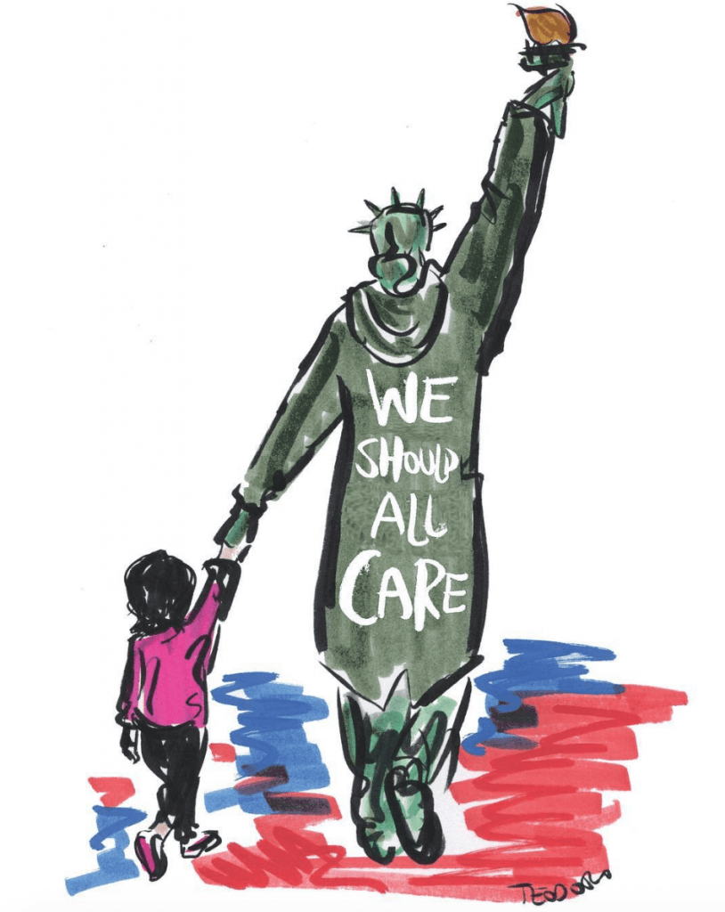 Curiosities Insider Interviews Justin Teodoro Statue of Liberty Illustration