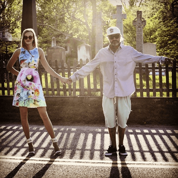 Shop Ladies and Gents Blue and Cream Couple