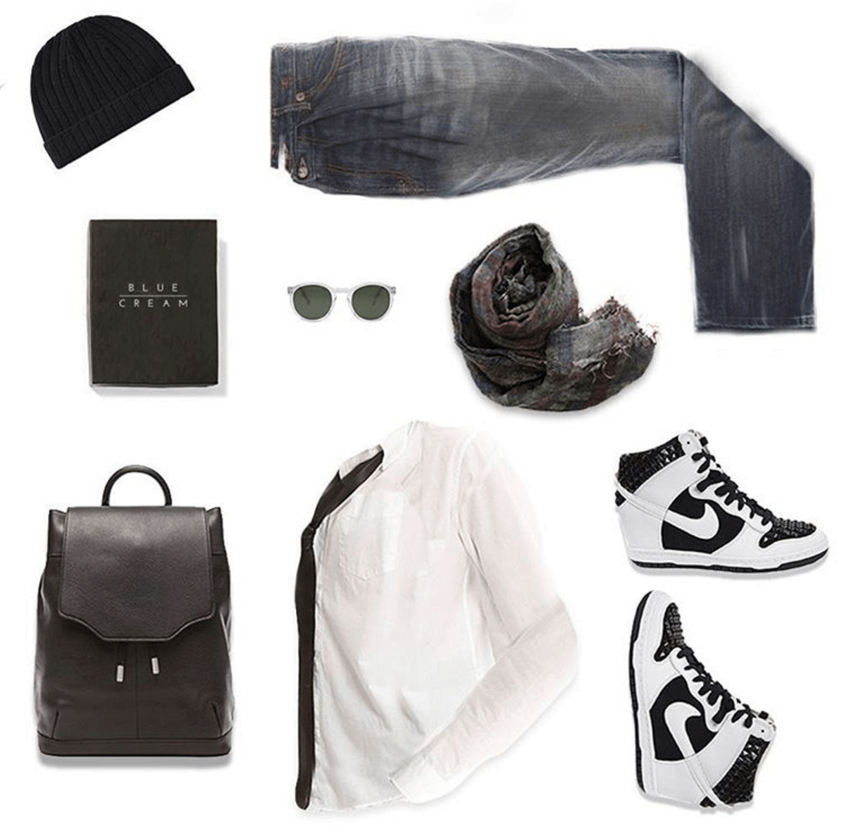 Shop Ladies and Gents Blue and Cream Curation