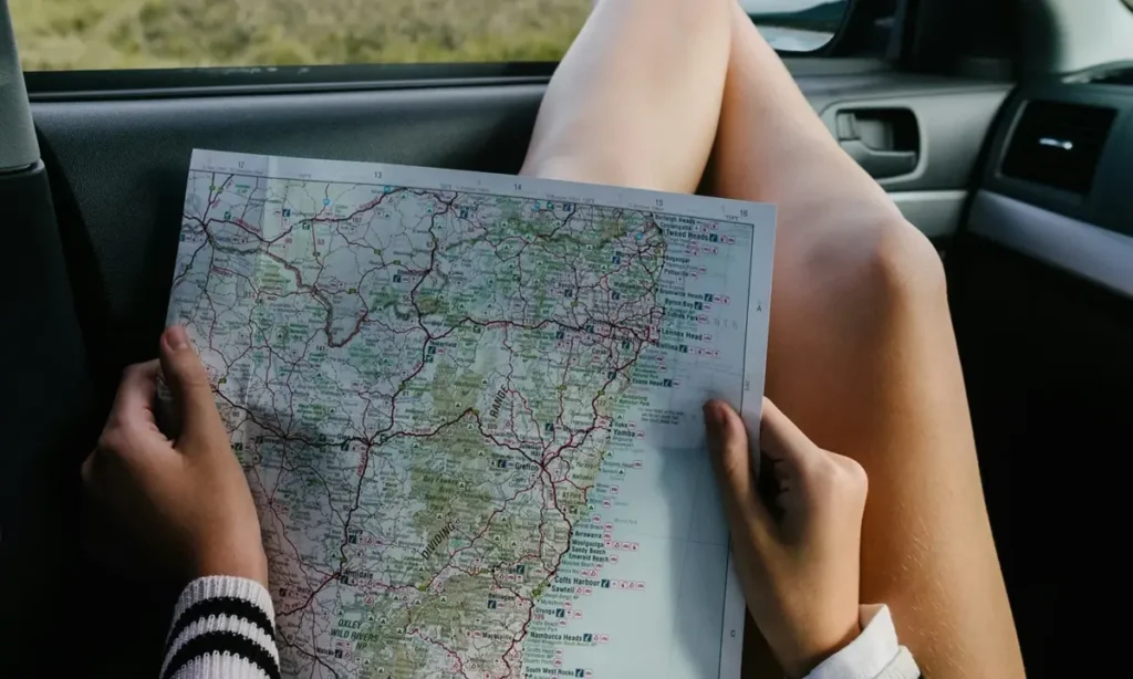 Picture of a person trying to find healing hideaways near the Big Apple.